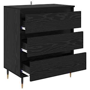 Servírovací skříň Černý dub 60 x 35 x 70 cm kompozitní dřevo - obrázek 5
