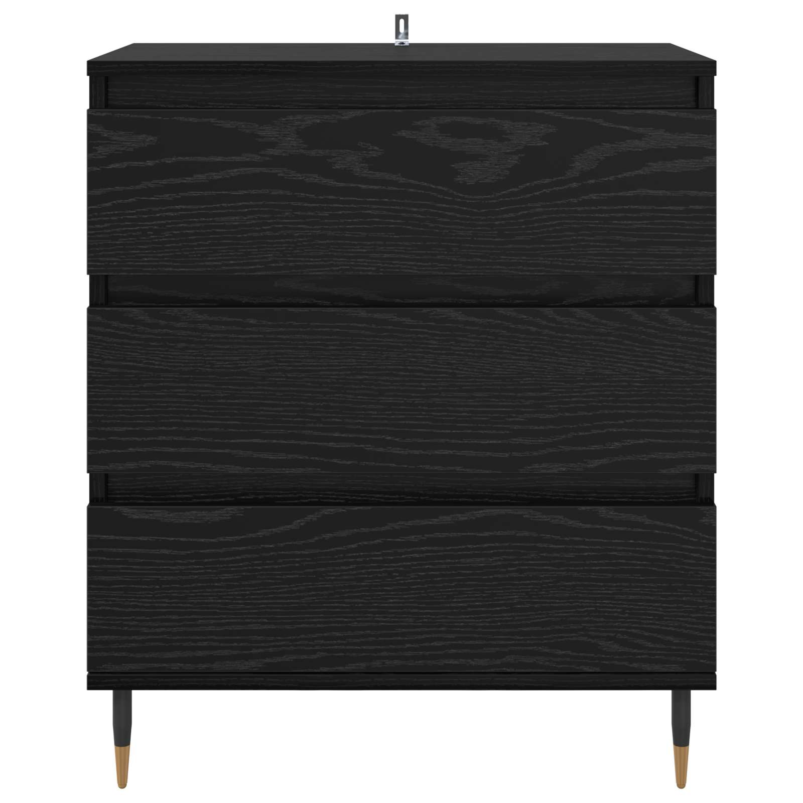 Strani šal Črna Orehovina 60 x 35 x 70 cm Konstruiran les - slika 6