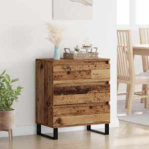 Servírovací skříň Staré dřevo 60 x 35 x 70 cm kompozitní dřevo - obrázek 1