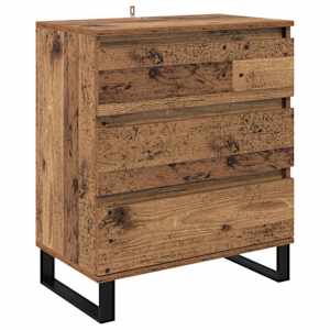 Servírovací skříň Staré dřevo 60 x 35 x 70 cm kompozitní dřevo - obrázek 2
