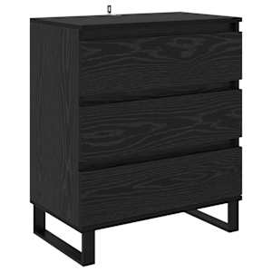 Servírovací skříň Černý dub 60 x 35 x 70 cm kompozitní dřevo - obrázek 2