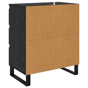 Servírovací skříň Černý dub 60 x 35 x 70 cm kompozitní dřevo - obrázek 8