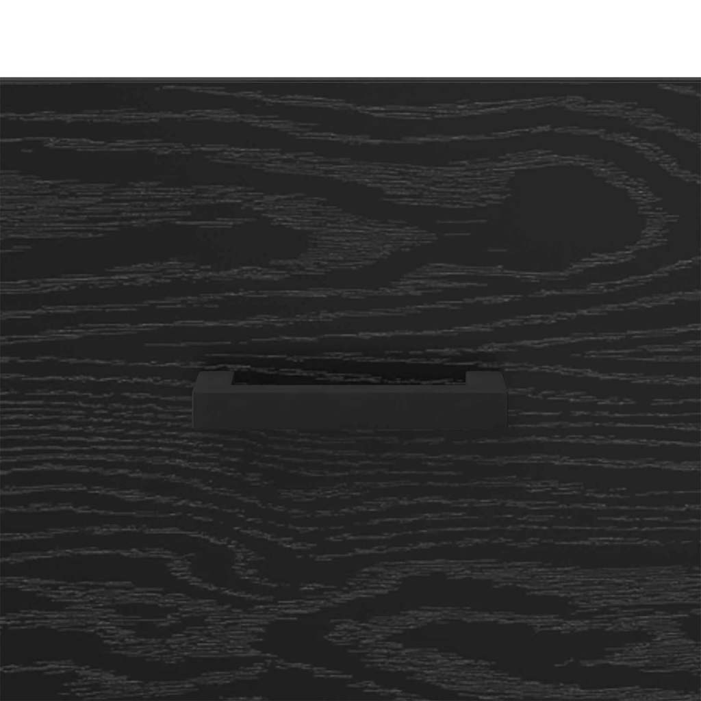 Yöpöytäkaappi Musta tammi. 40 x 35 x 47,5 cm Tekninen puu - Image 10