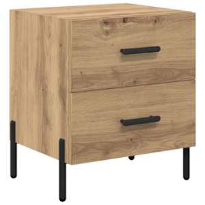 Noční skříňka 2 ks Artisanový dub 40 x 35 x 47,5 cm - obrázek 6