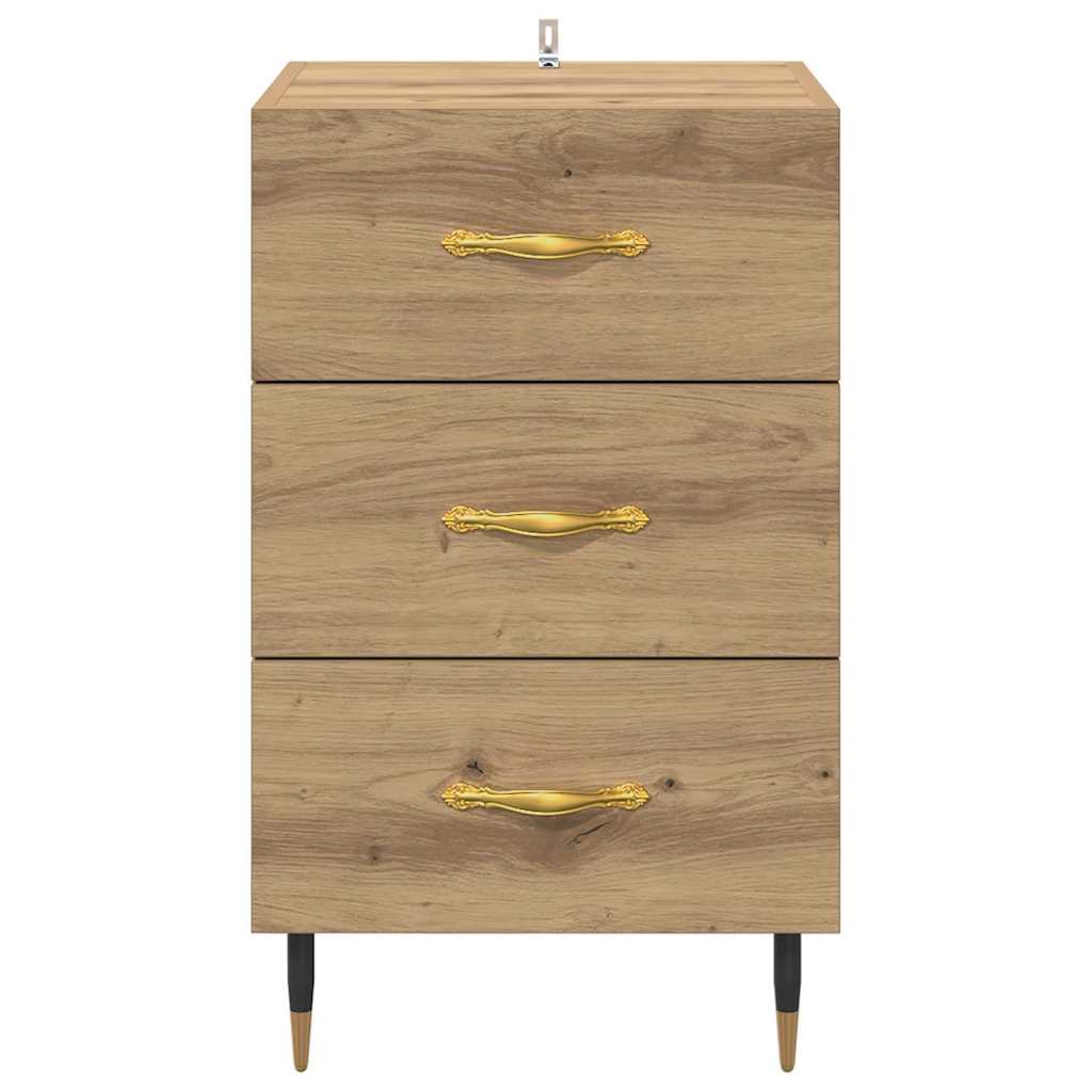 Yöpöytäkaappi Artisan tammi 40 x 40 x 66 cm Tekninen puu - Image 6