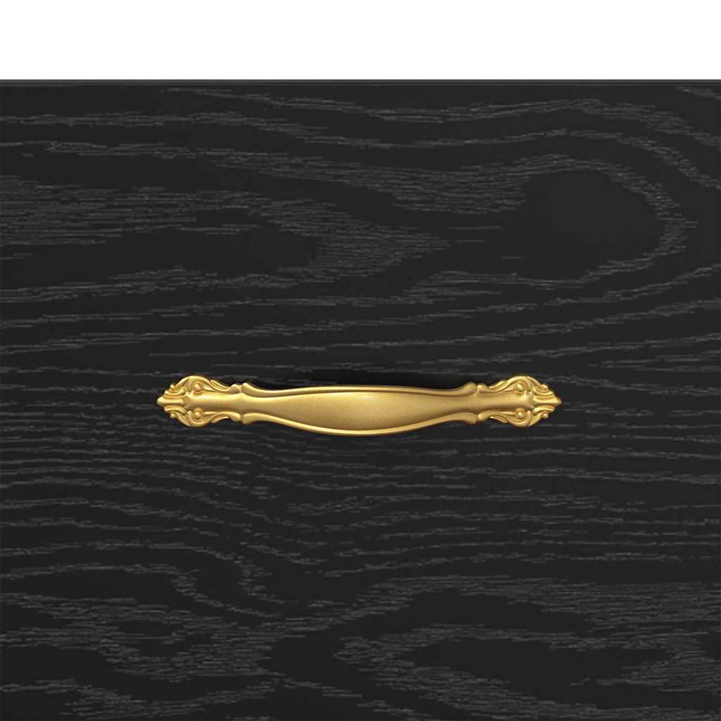 Yöpöytäkaappi Musta tammi. 40 x 40 x 66 cm Tekninen puu - Image 10