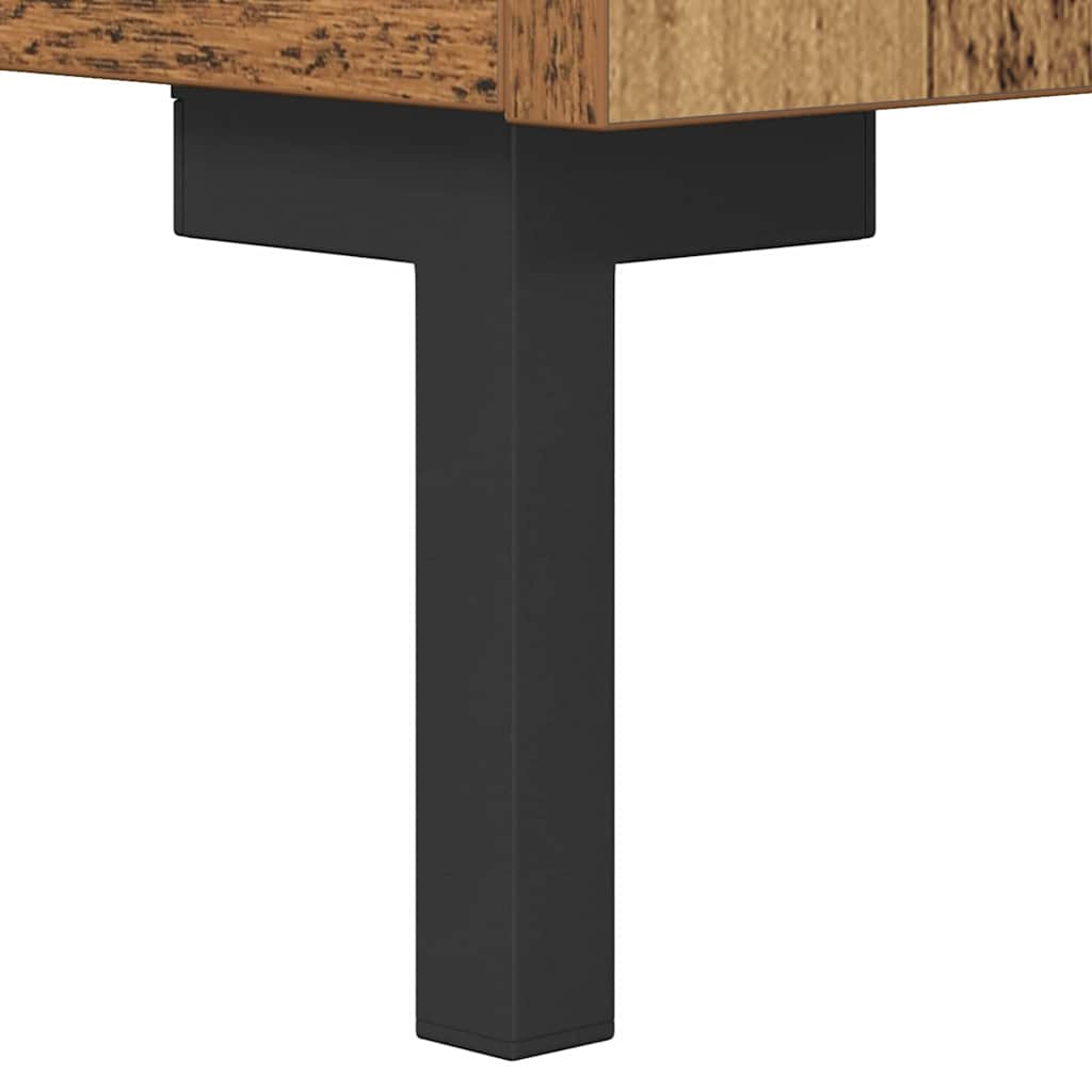 Yöpöytäkaappi Vanha puu 40 x 40 x 66 cm Tekninen puu - Image 11