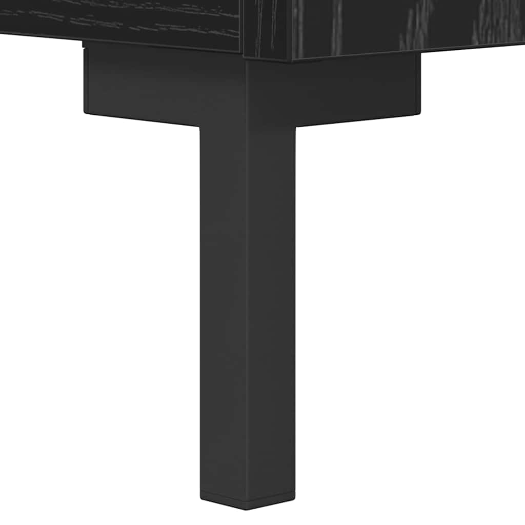 Yöpöytäkaappi Musta tammi. 40 x 40 x 66 cm Tekninen puu - Image 11