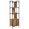 vidaXL Raamatukapp 6 tasandit 44,5 x 30 x 154,5 cm Tehispuit Vana puit