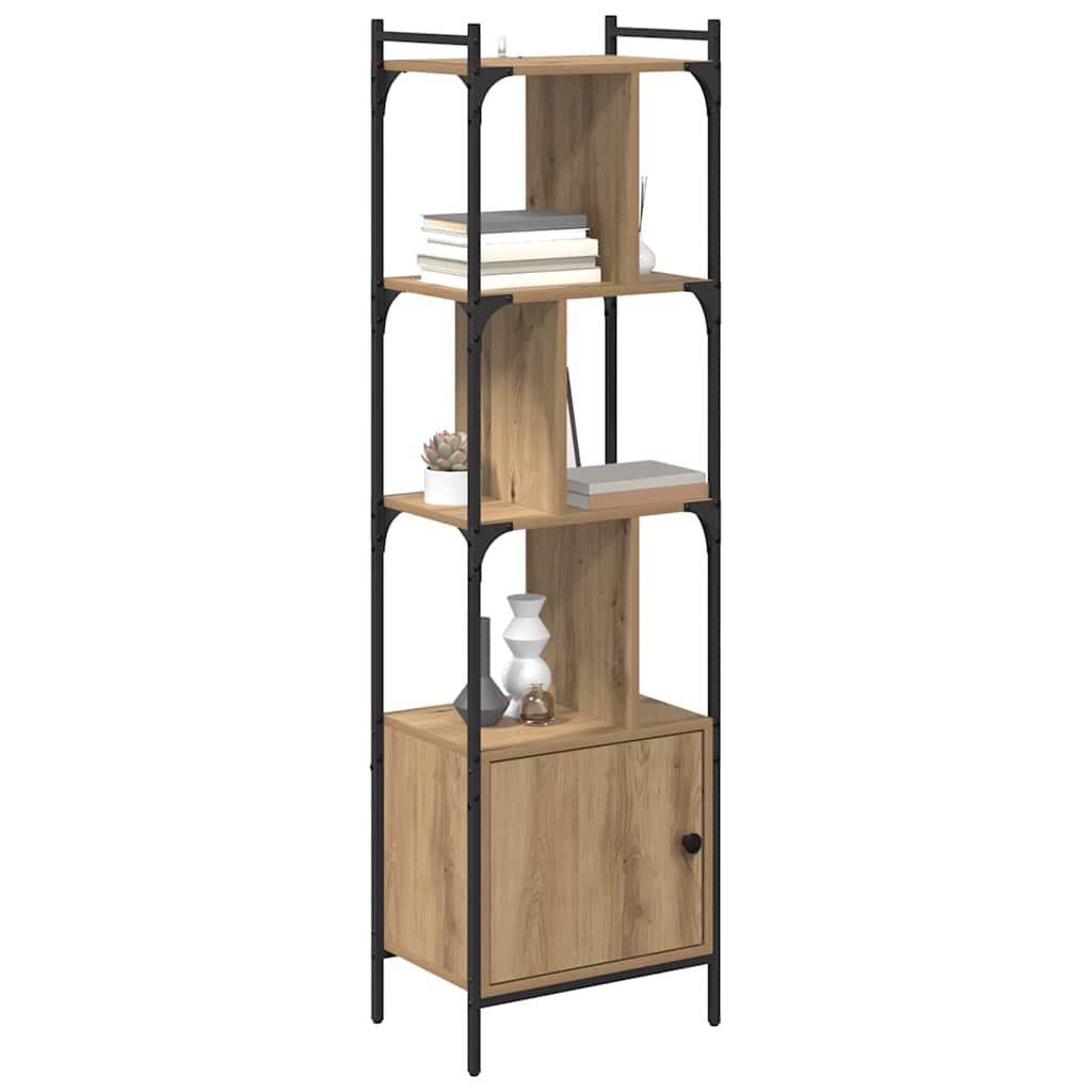 vidaXL Boekenkast Artisan Eiken 44,5 x 30 x 154,5 cm Bewerkt hout