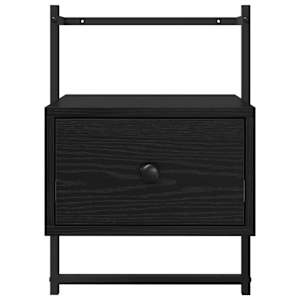 Noční skříňka 2 pcs Černý dub 35 x 30 x 51 cm kompozitní dřevo - obrázek 7