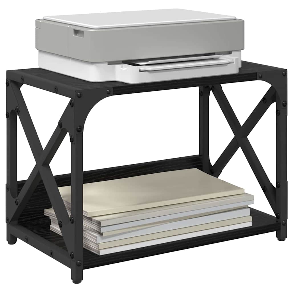 Printeri alus Must tamm 44 x 26 x 31.5 cm Tehispuit - Image 3