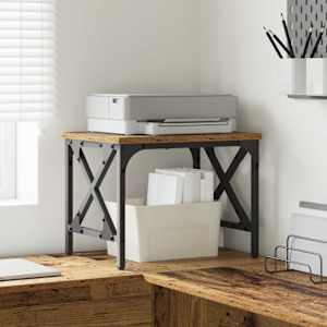 Stojalo za tiskalnik Star les 40 x 30 x 31 cm Konstruiran les