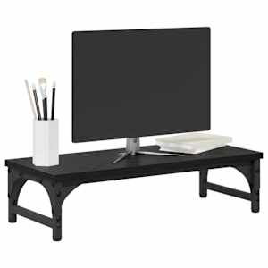 Stojan na monitor Černý dub 55 x 23 x 14 cm kompozitní dřevo - obrázek 3