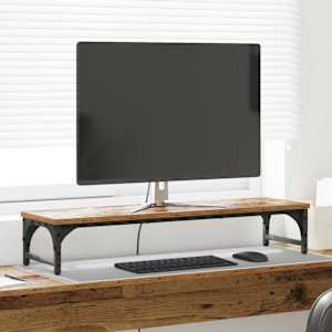 Stojan na monitor Staré dřevo 85 x 23 x 15,5 cm - obrázek 1