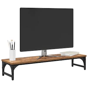 Stojan na monitor Staré dřevo 85 x 23 x 15,5 cm - obrázek 3