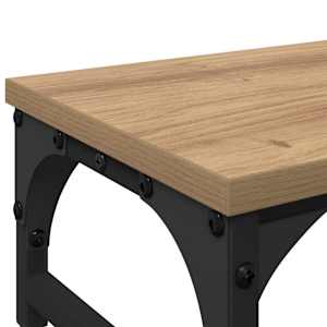 Stojan na monitor Artisanový dub 85 x 23 x 15,5 cm - obrázek 8