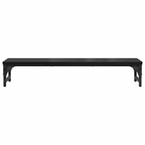 Stojan na monitor Černý dub 85 x 23 x 15,5 cm kompozitní dřevo - obrázek 5