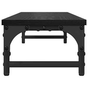 Stojan na monitor Černý dub 85 x 23 x 15,5 cm kompozitní dřevo - obrázek 6