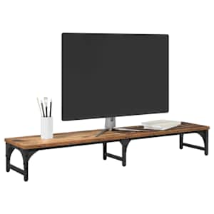Stojan na monitor Staré dřevo 105 x 23 x 15,5 cm - obrázek 3