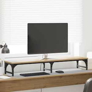 Stojan na monitor Artisanový dub 105 x 23 x 15,5 cm - obrázek 1