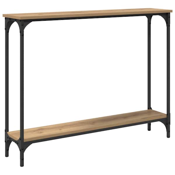 vidaXL Konsoollaud K&auml;sit&ouml;&ouml;puu 100 x 22,5 x 75 cm Tehispuit