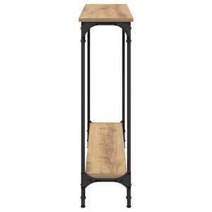 Konzolový stolek s policí Artisanový dub 100 x 22,5 x 75 cm - obrázek 6