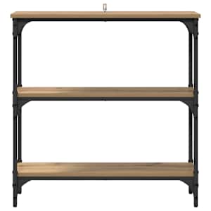 Konzolový stolek s policí Artisanový dub 75 x 22,5 x 75 cm - obrázek 5
