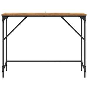 Konzolový stolek Staré dřevo 100 x 32 x 75 cm kompozitní dřevo - obrázek 5