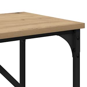Konzolový stolek Artisanový dub 100 x 32 x 75 cm - obrázek 8