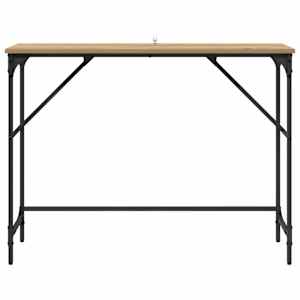 Konzolový stolek Artisanový dub 100 x 32 x 75 cm - obrázek 5