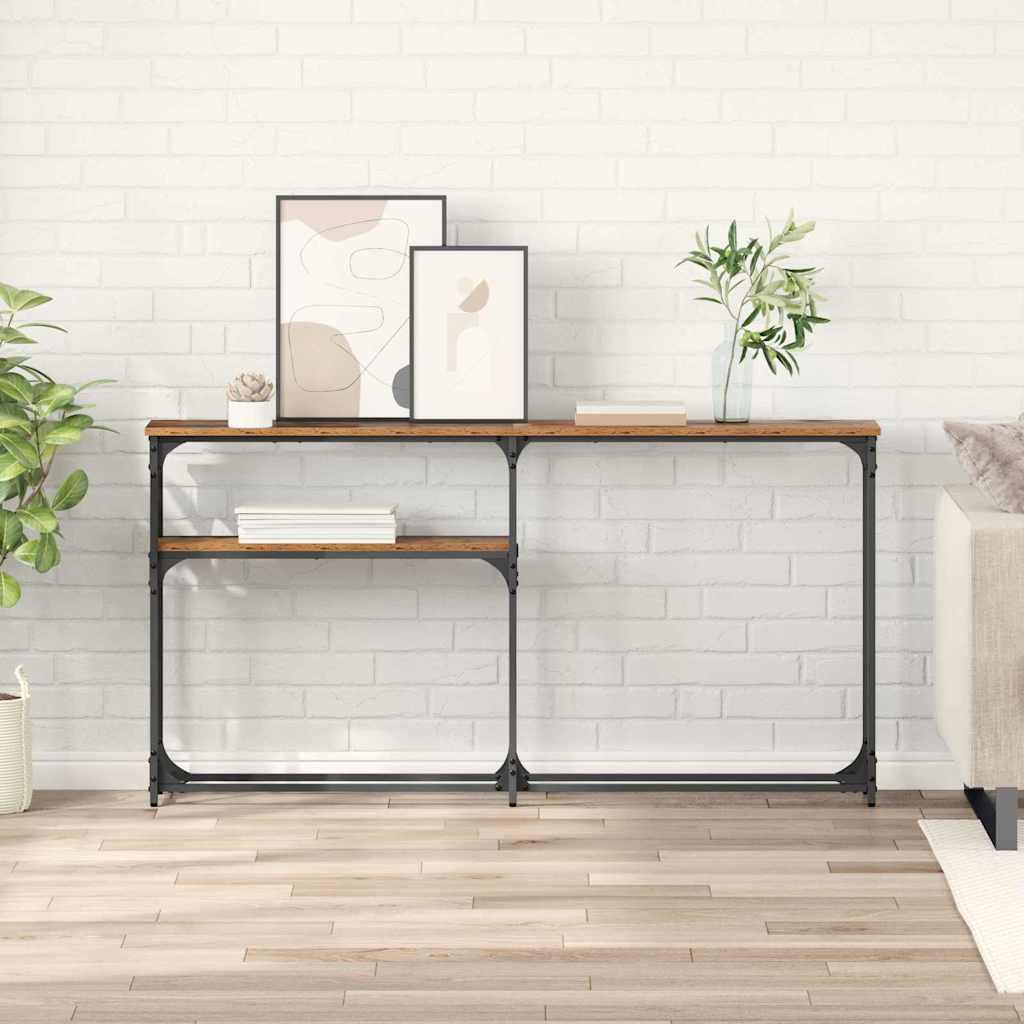 Mobilă și Mobilier - MasaConsole Lemn vechi 145x22.5x75cm Lemn compozit