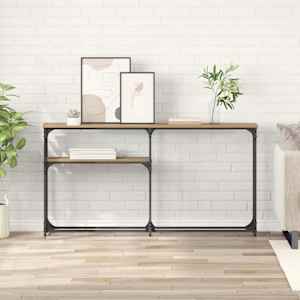 Konzolnamizica Umetni hrast 145 x 22,5 x 75 cm Konstruiran les