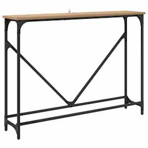 Konzolový stolek Artisanový dub 102 x 23 x 75 cm - obrázek 2