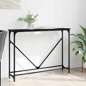 Konzolna miza Črna Orehovina 102 x 23 x 75 cm Konstruiran les