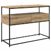vidaXL Konsoollaud K&auml;sit&ouml;&ouml;puu 100 x 40 x 75 cm Tehispuit