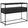 vidaXL Konsoollaud Must tamm 100 x 40 x 75 cm Tehispuit