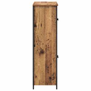 Vysoký bufet Staré dřevo 62 x 32 x 106,5 cm kompozitní dřevo - obrázek 7