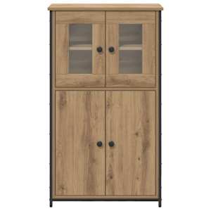 Vysoký bufet Artisanový dub 62 x 32 x 106,5 cm kompozitní dřevo - obrázek 7