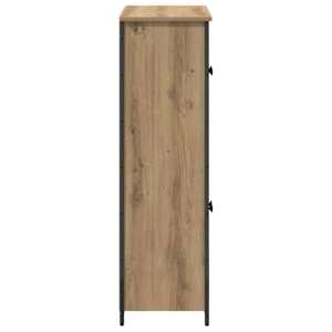Vysoký bufet Artisanový dub 62 x 32 x 106,5 cm kompozitní dřevo - obrázek 8