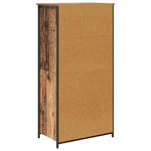Vysoký bufet Staré dřevo 62 x 36 x 121,5 cm kompozitní dřevo - obrázek 8