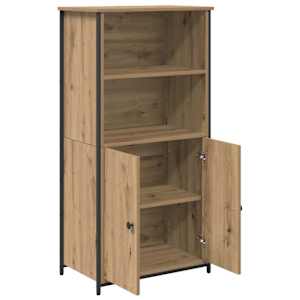 Vysoký bufet Artisanový dub 62 x 36 x 121,5 cm kompozitní dřevo - obrázek 5