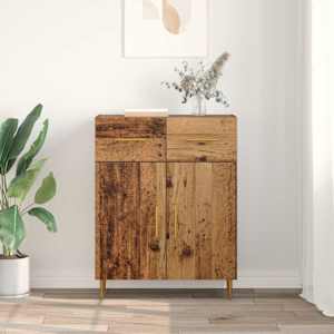 Servírovací skříň se zásuvkou Staré dřevo 69,5 x 34 x 90 cm - obrázek 4