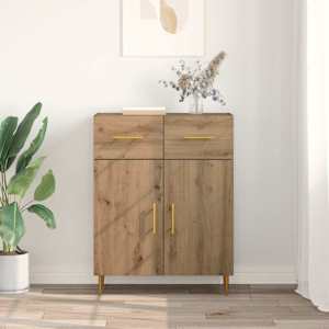 Servírovací skříň se zásuvkou Artisanový dub 69,5 x 34 x 90 cm - obrázek 4