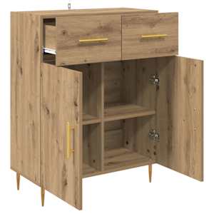Servírovací skříň se zásuvkou Artisanový dub 69,5 x 34 x 90 cm - obrázek 5