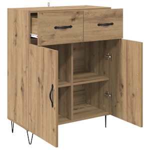 Servírovací skříň se zásuvkou Artisanový dub 69,5 x 34 x 90 cm - obrázek 5
