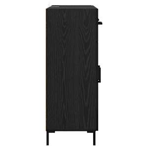 Servírovací skříň Černý dub 69,5 x 34 x 90 cm kompozitní dřevo - obrázek 7