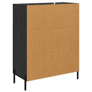 Servírovací skříň Černý dub 69,5 x 34 x 90 cm kompozitní dřevo - obrázek 8