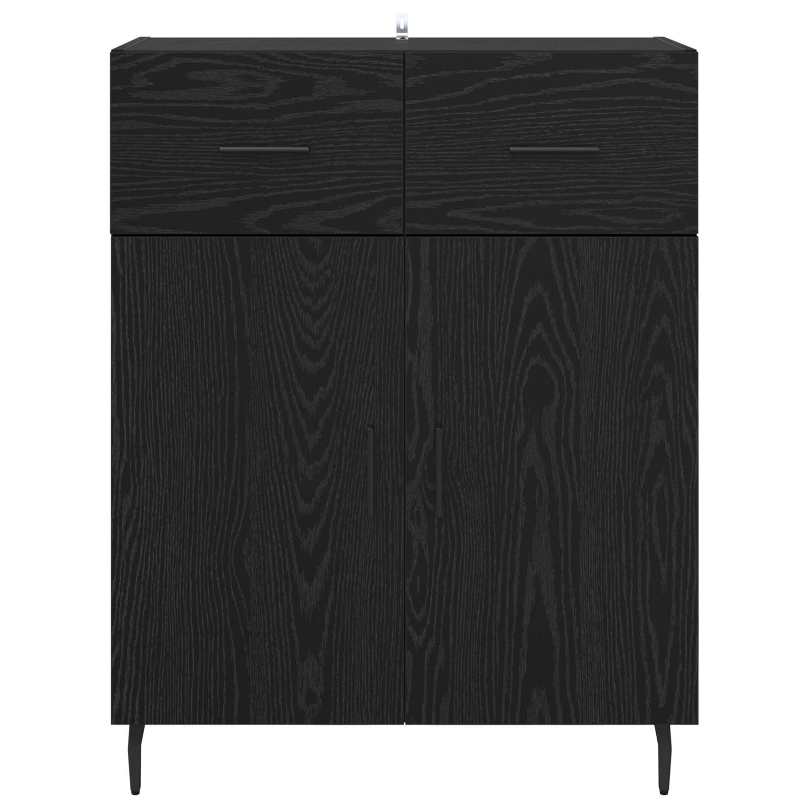 Strani šal Črna Orehovina 69,5 x 34 x 90 cm Konstruiran les - slika 6