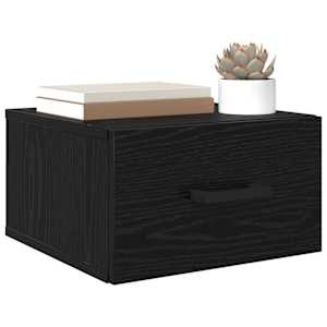 Noční skříňka 2 pcs Černý dub 35 x 35 x 20 cm Kompozitní dřevo - obrázek 3